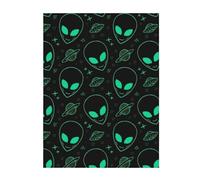 YFSGDLBN Aliens printed Flannel Blanket throw blanket lightweight plush blanket