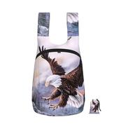 YFSGDLBN bald eagle printed Foldable storage backpack Sports Gym Bag