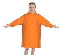 YFSGDLBN Beauty Burnt Orange printed Kids Blanket Hoodie Sweatshirt Wearable Blanket