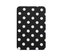 Yfsgdlbn Black & White Big Dot Printed Acrylic Fridge Magnet Rectangular Fridge Magnet