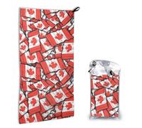 YFSGDLBN Canadian flag printed Quick dry towel 16x31.5in hand Towel