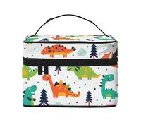 YFSGDLBN Colorful Dinosaurs Printed Cosmetic Bag Storage Bag Makeup Bag