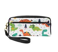 YFSGDLBN Colorful Dinosaurs Printed Pencil Case Small Makeup Bag Storage Bag