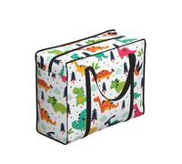 YFSGDLBN Colorful Dinosaurs printed Portable shopping storage bag Shopping Bag