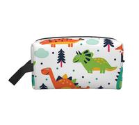 YFSGDLBN Colorful Dinosaurs Printed Storage Bag Portable Travel Cosmetic Bag Toiletry Bag