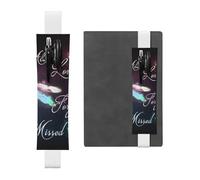 YFSGDLBN Colorful Dragonfly Printed Leather Pen Holder Bookmark Pencil Case