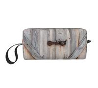 YFSGDLBN Country Barn Wood Door Printed Receive Bag Portable Travel Cosmetic Bag Toiletry Bag Storage Bag