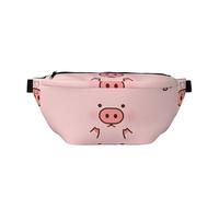 YFSGDLBN Cute Pig Printed Crossbody Waist Pack Daily Casual Chest Bag