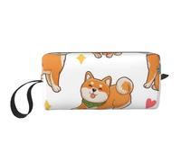 YFSGDLBN Cute Shiba Inu Dog Printed Receive Bag Daily Storage Bag Makeup Bag