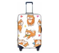YFSGDLBN Cute Shiba Inu Dog Printed Suitcase Cover Elasticated Luggage Protective Cover