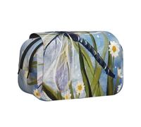 YFSGDLBN Dragonfly Painting Printed Double Clamshell Pen Case Pencil Pouch
