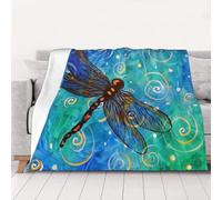 YFSGDLBN Dragonfly printed Ultra-Soft Micro Fleece Blanket soft throw Blanket
