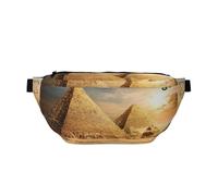 YFSGDLBN Egyptian Pyramid in Desert Printed Crossbody Waist Pack Daily Casual Chest Bag