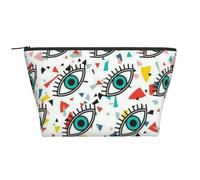 YFSGDLBN Evil Eyes Printed Daily Storage Bag Makeup Bag Portable Travel Cosmetic Bag