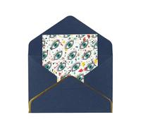 YFSGDLBN Evil eyes printed Greeting Card Thank You Card for all occasions