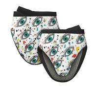 YFSGDLBN Evil eyes printed Mini Silicone Oven Mitt heat-resistant glove