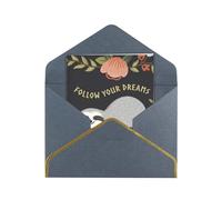 YFSGDLBN Follow Your Dreams Sloth printed Greeting Card Thank You Card for all occasions