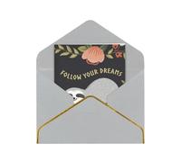 YFSGDLBN Follow Your Dreams Sloth printed Greeting Card Thank You Card for all occasions