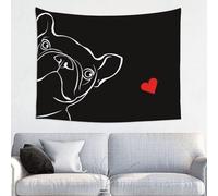 YFSGDLBN French Dog printed tapestry Wall hanging Aesthetic tapestry
