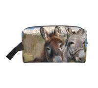 YFSGDLBN Funny Donkeys Printed Storage Bag Portable Travel Cosmetic Bag Toiletry Bag