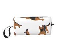 YFSGDLBN German Shepherd Printed Receive Bag Portable Travel Cosmetic Bag Toiletry Bag Storage Bag