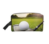 YFSGDLBN Golf Ball Printed Storage Bag Portable Travel Cosmetic Bag Toiletry Bag