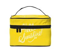 YFSGDLBN Goodlooking Hello Sunshine Printed Cosmetic Bag Storage Bag Makeup Bag