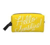 YFSGDLBN Goodlooking Hello Sunshine Printed Storage Bag Portable Travel Cosmetic Bag Toiletry Bag