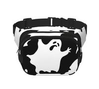 YFSGDLBN Halloween Goth Printed Square Double Layer Waist Bag Daily Casual Chest Bag