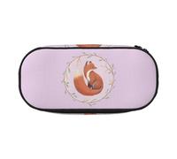 YFSGDLBN Hand Painted Fox Printed Pencil Bag Pencil Case Pencil Pouch Portable Stationery Pouch