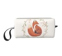 YFSGDLBN Hand Painted Fox Printed Receive Bag Daily Storage Bag Makeup Bag