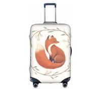 YFSGDLBN Hand Painted Fox Printed Suitcase Cover Elasticated Luggage Protective Cover
