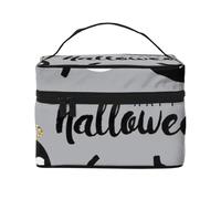 YFSGDLBN Happy-Halloween-Day-Trick-Or-Treat Printed Cosmetic Bag Storage Bag Makeup Bag