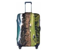 YFSGDLBN Hawaii Beach Golf Course Printed Suitcase Cover Elasticated Luggage Protective Cover