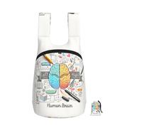 YFSGDLBN Human Brain printed Foldable storage backpack Sports Gym Bag