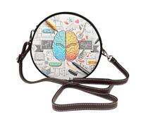 YFSGDLBN Human Brain printed Shoulder Bag Fashion handbag Totes