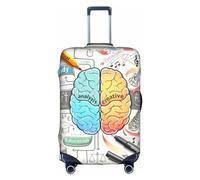 YFSGDLBN Human Brain Printed Suitcase Cover Elasticated Luggage Protective Cover