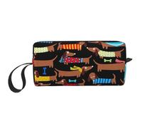 YFSGDLBN I Love My Dog Dachshunds Printed Receive Bag Daily Storage Bag Makeup Bag