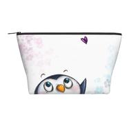 YFSGDLBN I Love Penguins Printed Daily Storage Bag Makeup Bag Portable Travel Cosmetic Bag