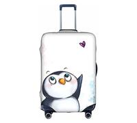 YFSGDLBN I Love Penguins Printed Suitcase Cover Elasticated Luggage Protective Cover