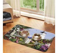 YFSGDLBN Lighthouse Diamond Painting printed Pet absorbent leather tablecloth Washable decorative mat