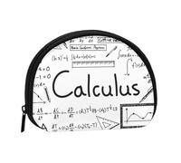 YFSGDLBN Math Geometry Geek Calculus Printed Shell Storage Bag Small Coin Purse