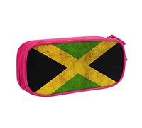 YFSGDLBN Old Jamaican Flag Printed Large Capacity Pencil Case Double Pencil Pouch Portable Stationery Pouch