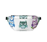 YFSGDLBN Owls Birds Printed Crossbody Waist Pack Daily Casual Chest Bag