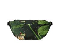 YFSGDLBN Peace Tree Frog Printed Crossbody Waist Pack Daily Casual Chest Bag
