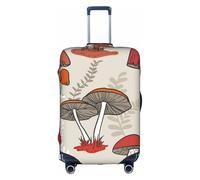YFSGDLBN Red Mushrooms Printed Suitcase Cover Elasticated Luggage Protective Cover