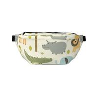 YFSGDLBN Safari Animals Printed Crossbody Waist Pack Daily Casual Chest Bag