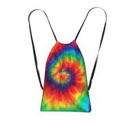 YFSGDLBN Tie Dye Hippies printed Storage bag with a drawstring backpack Sports Gym Bag