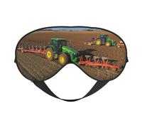 YFSGDLBN Tractor Farm Printed Soft Eye Mask Sleep Aid Eye Mask Blackout Sleep Mask