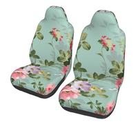 YFSGDLBN Vintage Floral Flowers printed Car Seat Protective Covers Universal Front Seat Covers